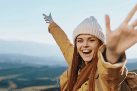 Excited Travel Nurse Exploring New Destinations 450x300