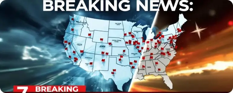 Map of the United States showing the impact of RNnetwork's closure on healthcare staffing.