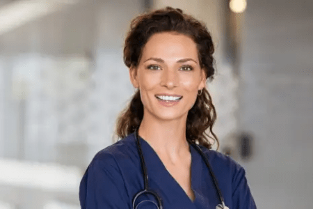 Registered nurse on a travel assignment 450x300