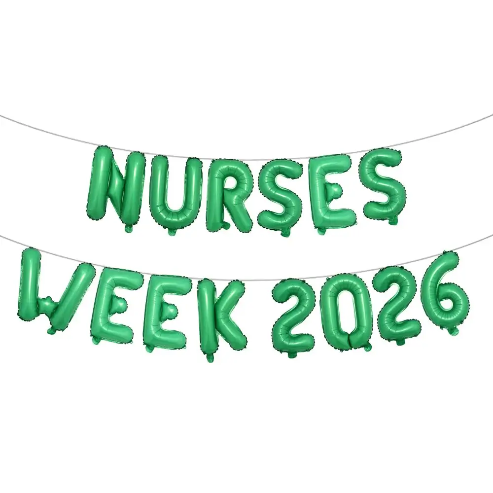 Nurses Week 2026 balloon decorations used for nurse appreciation celebrations and healthcare recognition events.