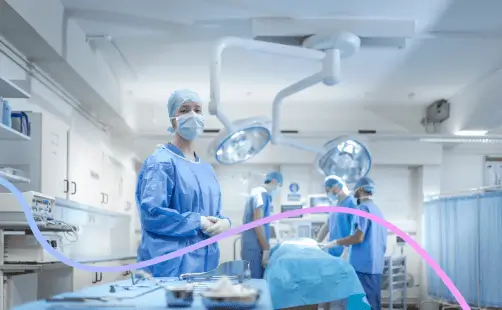 Travel Allied Health Surgical Team at Work