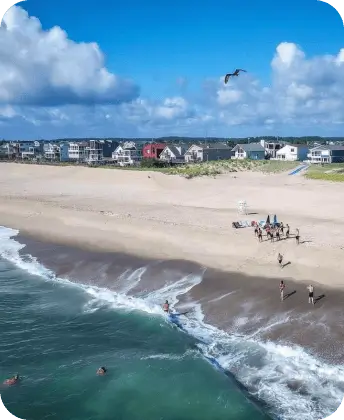 Travel allied health jobs location showing coastal lifestyle during assignments
